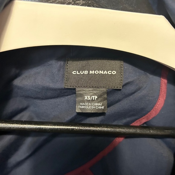 CLUB MONACO navy trench - Picture 3 of 5
